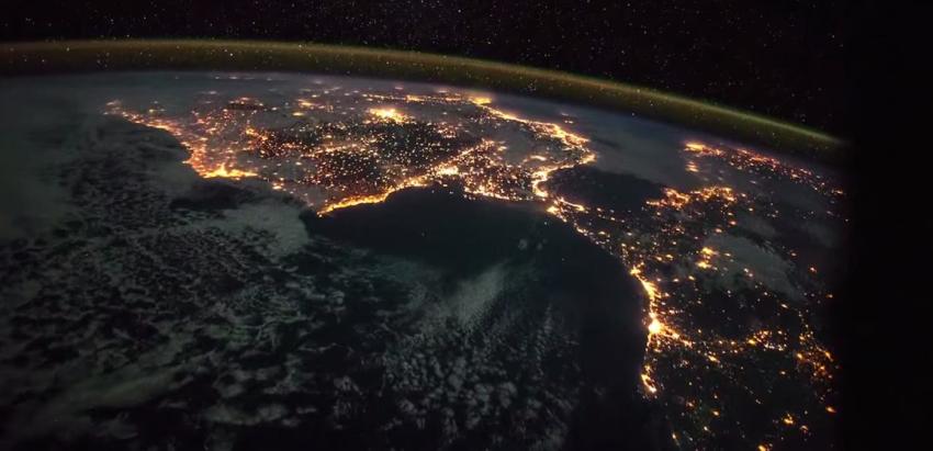La espectacular travesía entre España e Italia vista desde el espacio