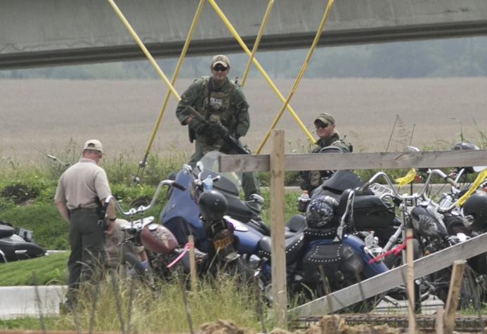 Las peligrosas bandas de motociclistas que provocaron una batalla campal en EE.UU.