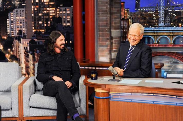 David Letterman dirá "adiós" con la ayuda de Foo Fighters