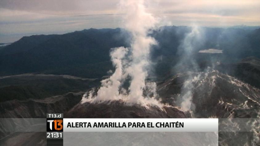 ¿Qué significa la alerta amarilla del volcán Chaitén?