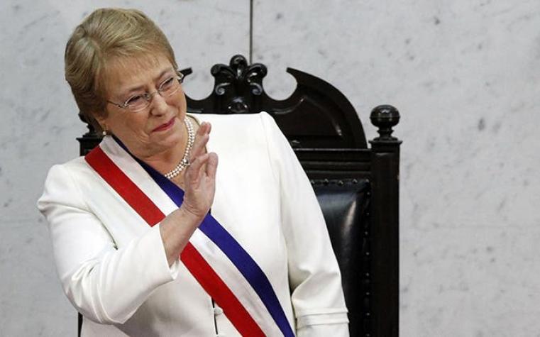 ¿En qué contextos mencionó Bachelet las palabras Educación, Salud y Reforma?