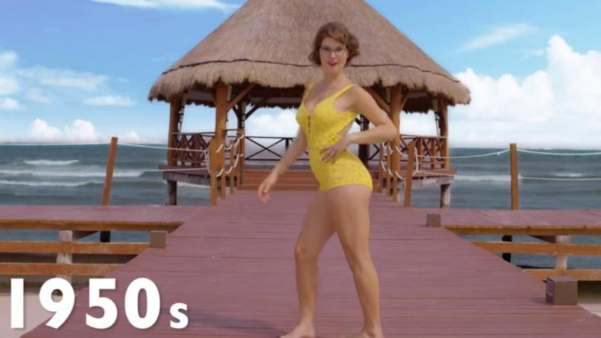 [VIDEO] Popular modelo muestra la evolución del bikini a través de los años