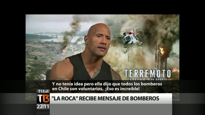 [EXCLUSIVO] “La Roca” habla con Teletrece y recibe mensaje de Bomberos de Chile