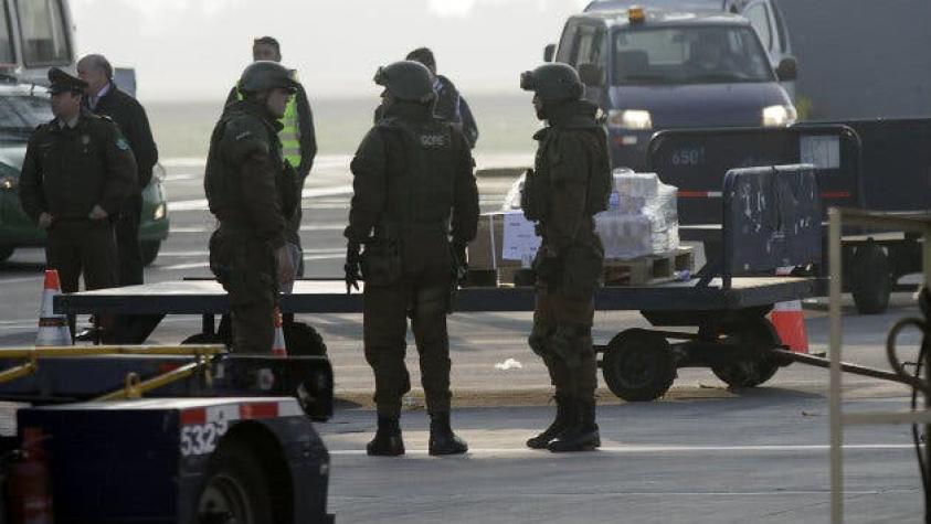 OS9 detiene a líder de banda que realizó el "robo del siglo" en el Aeropuerto de Santiago