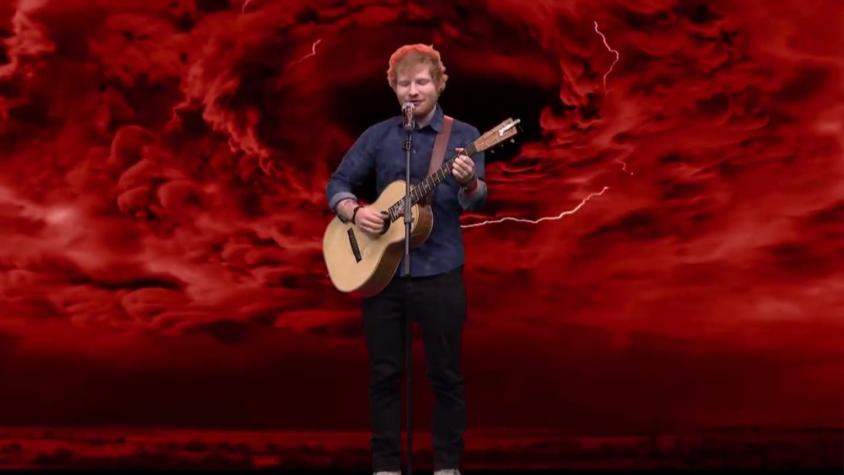 [VIDEO] Ed Sheeran interpreta canciones de heavy metal en su estilo meloso y acústico