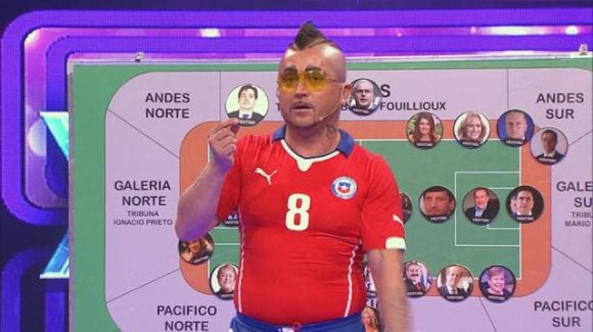 Yerko desata risas con rutina inspirada en la Copa América y disfraz de Arturo Vidal