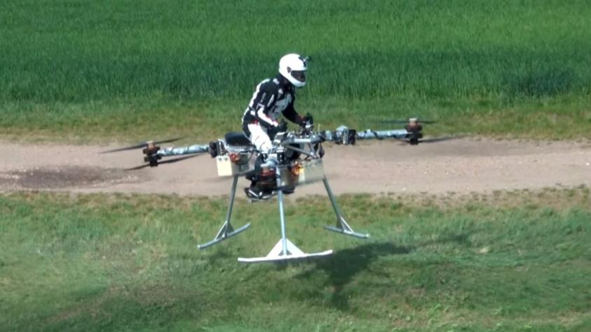 [VIDEO] Este es el primer tricóptero maniobrado por un humano