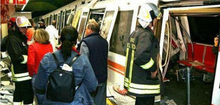 Al menos 12 heridos en accidente en el metro de Roma