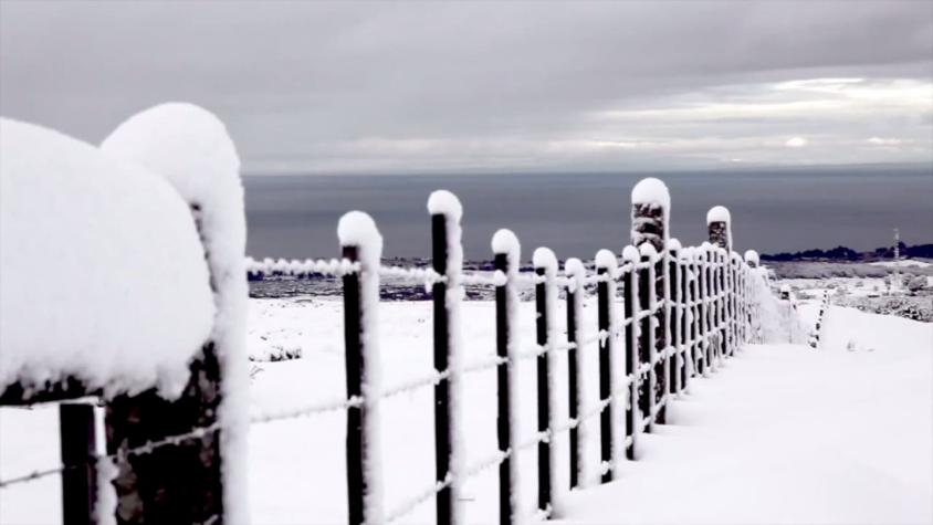 [VIDEO] Drone registra hermosos paisajes nevados de Punta Arenas