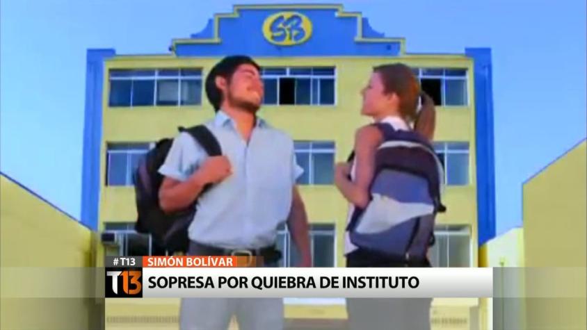 Simón Bolívar: La sorpresa de los estudiantes por el quiebre del instituto