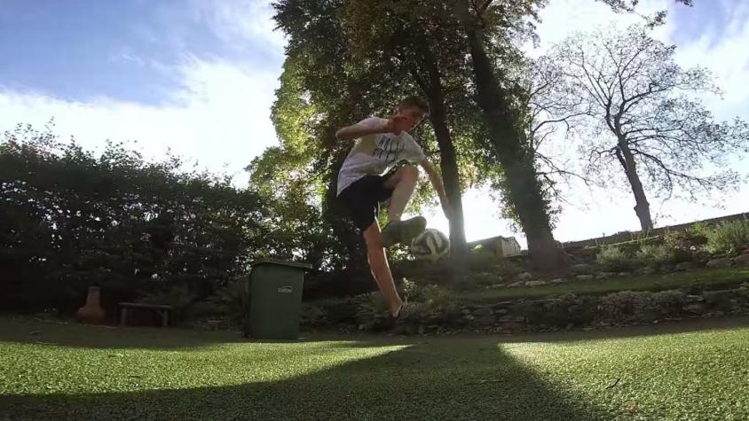 [VIDEO] Joven registra su increíble habilidad en el dominio del balón