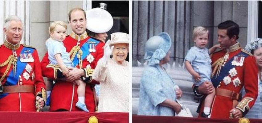 Príncipe Jorge sorprende en el cumpleaños de la Reina con su vestuario