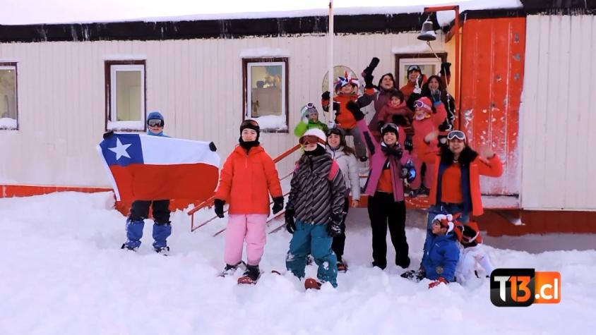 [VIDEO] Así se prepararon en la Antártica para el encuentro de la "Roja" con Uruguay