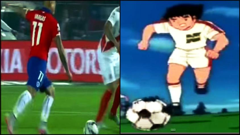[VIDEO] ¡Súper Campeones! Fanático compara gol de Vargas con anotación de "Oliver Atom"