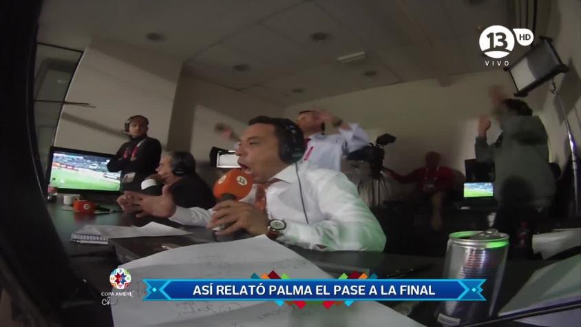 [VIDEOS] Desde la cabina: Así relató Claudio Palma los goles de Vargas ante Perú