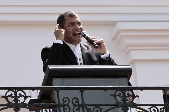 Rafael Correa asegura que sus opositores intentarán un golpe de Estado