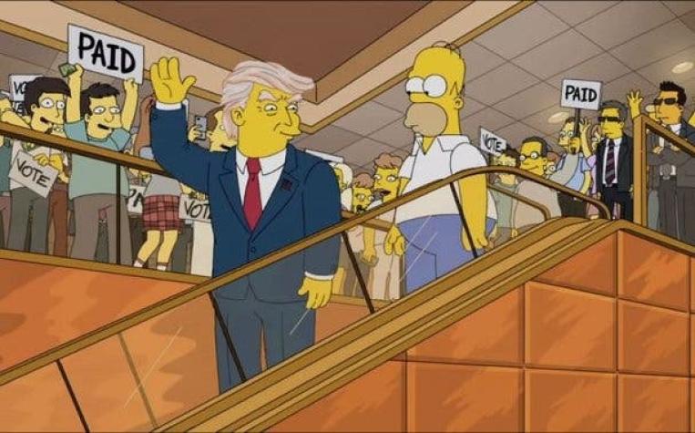 Los Simpson se lanzan contra Donald Trump con singular video