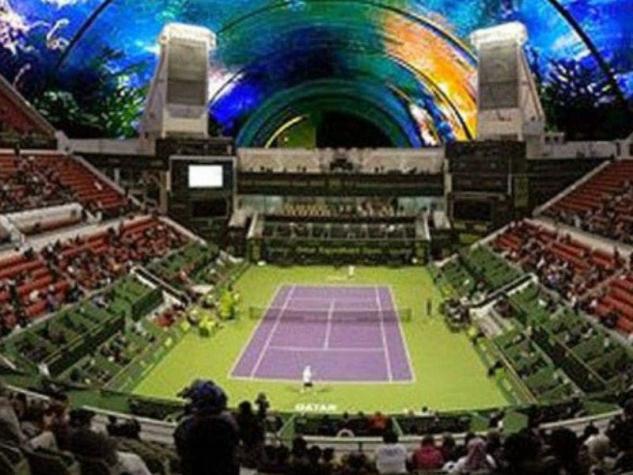 [FOTOS] Bajo del mar: Así es la cancha de tenis que prepara Dubai