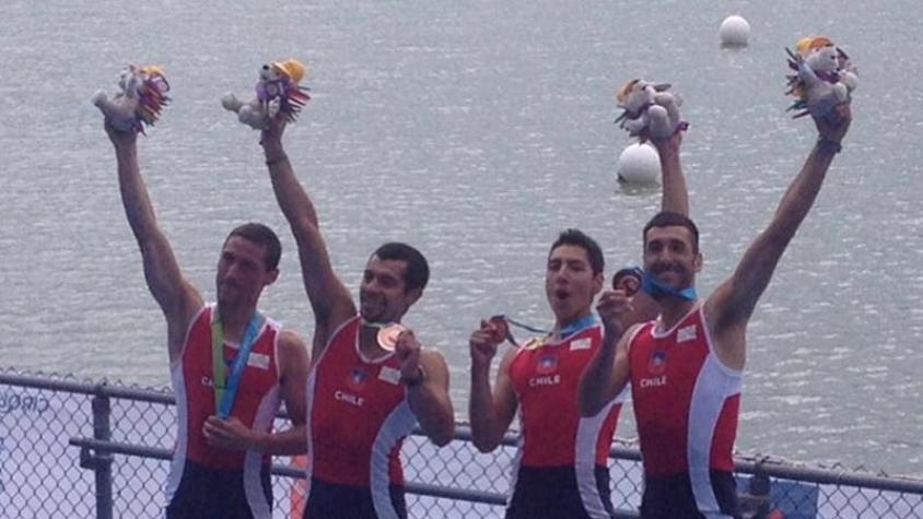El remo sigue aportando: Chile gana bronce y suma su novena medalla en Toronto 2015