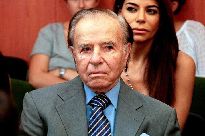 Justicia argentina prohibe salir del país a ex presidente Menem por caso AMIA