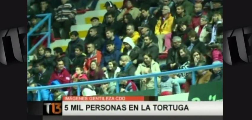 Copa Davis convocó a 5 mil personas en las tribunas de la Tortuga de Talcahuano