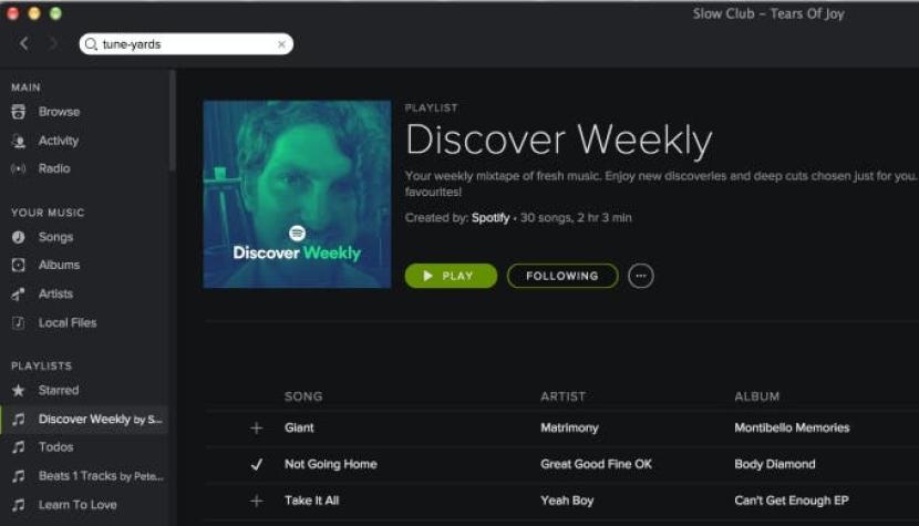 Weeker Spotify Discover Weekly: La apuesta de Spotify para recomendar música