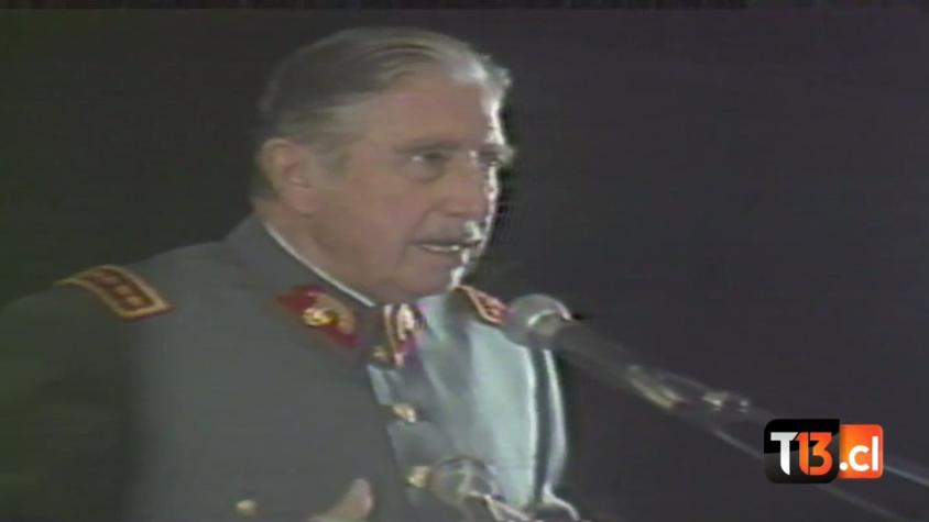 [VIDEO] El día en que Pinochet se refirió al Caso Quemados
