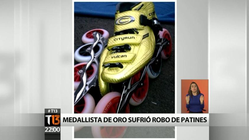 [VIDEO] Medallista de Oro en los Panamericanos de Toronto sufrió el robo de sus patines