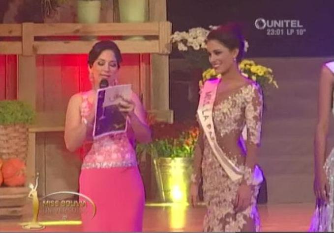 La insólita respuesta de una finalista de "Miss Bolivia" que se toma las redes sociales