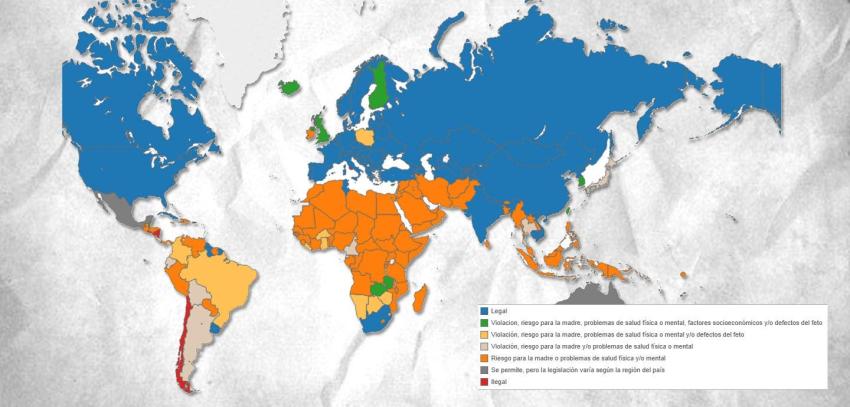 [Interactivo] Cómo es la ley de aborto en cada país del mundo