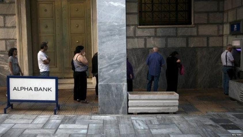 La bolsa de Atenas se hunde un 22% tras cinco semanas de cierre