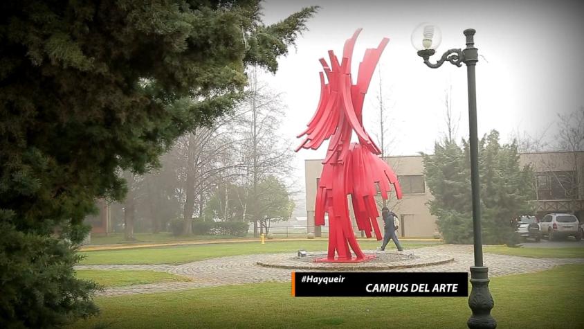 #HayQueIr: Campus del arte, el Parque de Esculturas de la Universidad de Talca