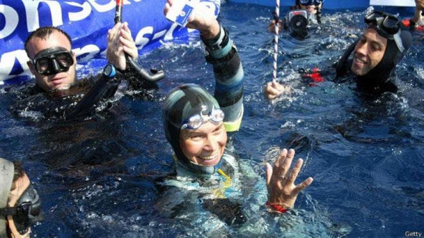 Desaparece en el mar Natalia Molchanova, la apneísta con más récords de la historia
