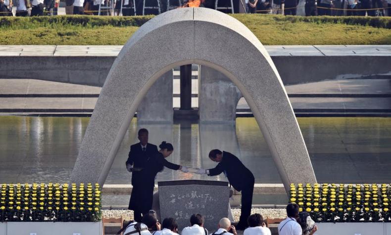 El mundo conmemora en Hiroshima los 70 años del primer bombardeo atómico