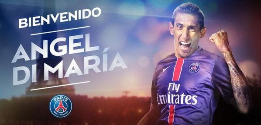 Ángel Di María firma por cuatro años con el París Saint-Germain
