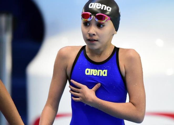 La increíble historia de la niña de 10 años que compitió en el Mundial de Natación