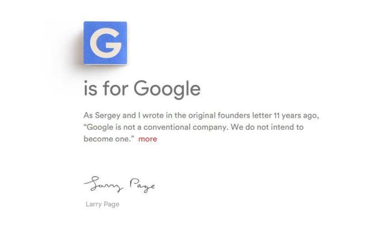 Los problemas de marca que tendría Alphabet, la nueva identidad de Google