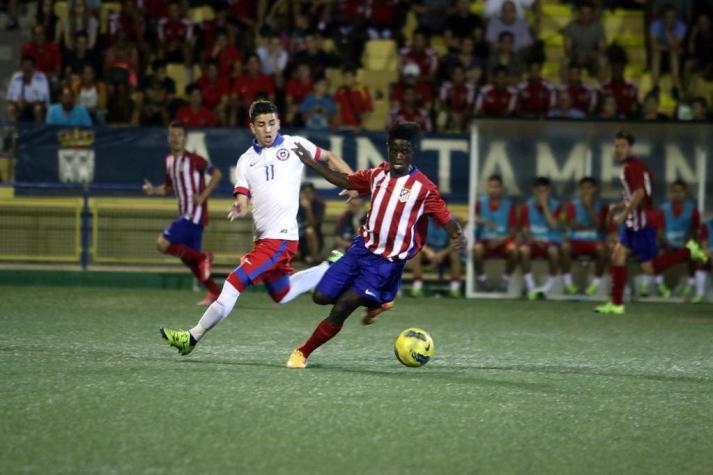 Selección Chilena Sub 20 vence a Atlético de Madrid y llega invicta a cuartos del Torneo L'Alcudia