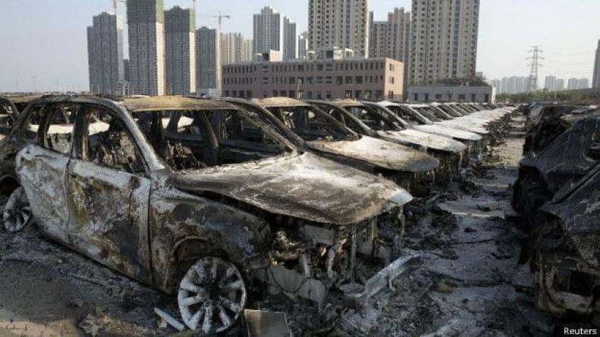 Las imágenes de la destrucción tras las explosiones de Tianjin en China