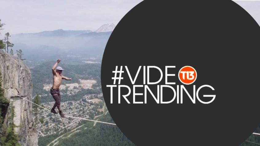 [VIDEO] #VideoTrending: ¿Viste este récord a 290 metros de altura?
