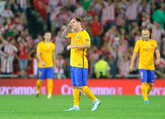 FC Barcelona sufre dura goleada ante Athletic Bilbao por la Supercopa de España