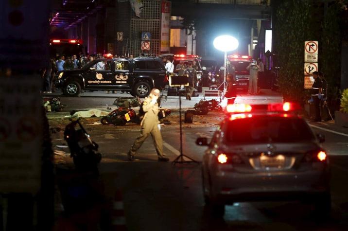 Cámaras de seguridad muestran el momento de la fuerte explosión en Tailandia