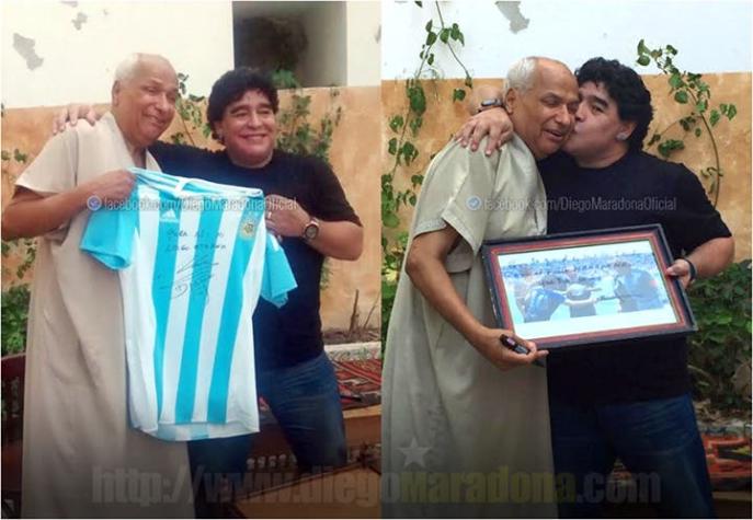 Maradona se reencuentra con el árbitro que no vio "la mano de Dios" y le pide disculpas