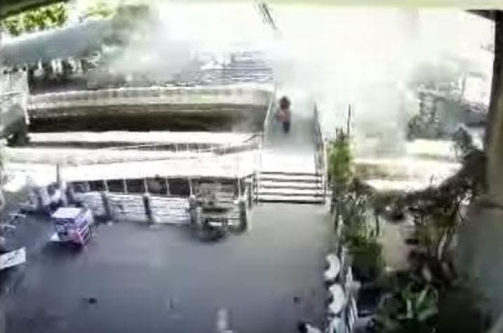 [VIDEO] El momento exacto de la segunda explosión en Bangkok