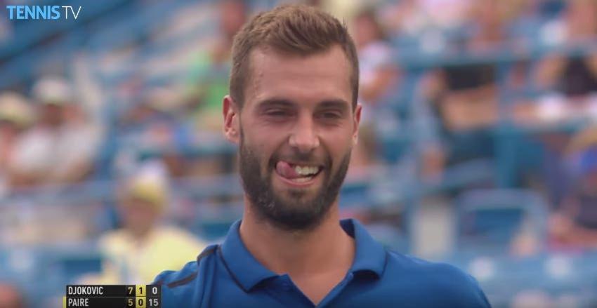 [VIDEO] Tenis: Francés Benoit Paire hizo sufrir a Djokovic con dos "delicadezas"