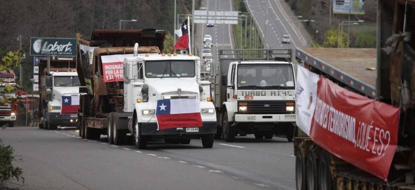 Intendencia dirá este martes si autoriza caravana de camioneros por Santiago