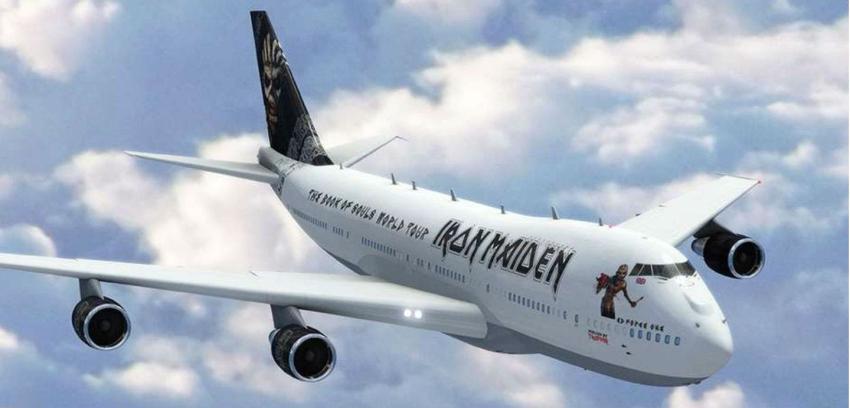"Iron Maiden" confirma regreso a Chile y lo hará en su nuevo y gran avión