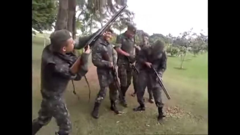 [VIDEO] Militares brasileños fueron expulsados tras video divulgado en redes sociales