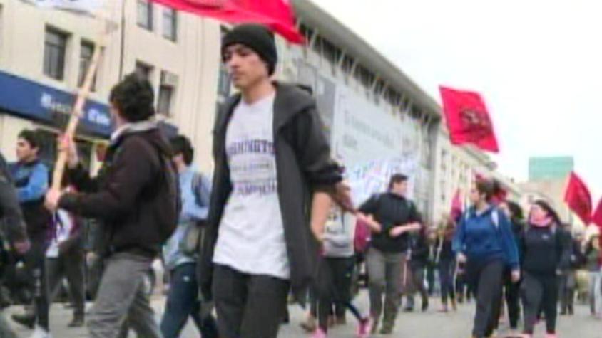Así fue la marcha de estudiantes en Concepción