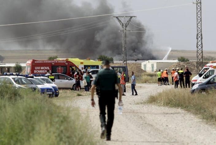 Explosión en empresa pirotécnica en Zaragoza deja al menos cinco muertos